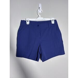 Vineyard Vines Woman’s Performance Shorts Navy Blue Size 6 Whale Logo Pockets